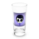 DRWFのホネまじめくん Long Sized Water Glass :front