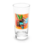 DRWFのナマケモノ Long Sized Water Glass :front