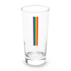 LGBTQ＋プライドショップのレインボー・ロンググラス Long Sized Water Glass :front