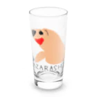 animaltennensuiの息子が描きそうなシリーズ:アザラシ Long Sized Water Glass :front