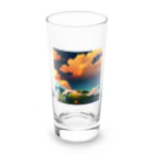 tetsuの海！朝日！ Long Sized Water Glass :front