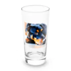 犬バカ部のタレミミドーベルマン Long Sized Water Glass :front