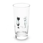 NEOJAPANESESTYLE                               のB_Lack_Cat&Mr.CHICKENHEART Long Sized Water Glass :front