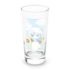 Breezeの青空と向日葵と Long Sized Water Glass :front