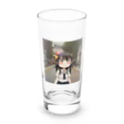 henreの頑張る子を応援グッズ Long Sized Water Glass :front