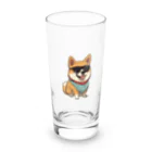 lilymummy リリマミのイカした柴犬 Long Sized Water Glass :front