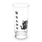 黒ねこまろんの雑貨屋さんの🐾黒猫マロンの関西弁•名言🐾 Long Sized Water Glass :front