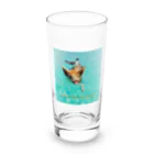 MOMOTAKAショップの海のかけら - ピグとバード Long Sized Water Glass :front