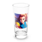 🎨デザイン宮殿🛍️の戦う乙女 Long Sized Water Glass :front