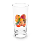 tsukiyachiの秋野菜 Long Sized Water Glass :front