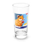 SFFのドット絵ハムスター Long Sized Water Glass :front