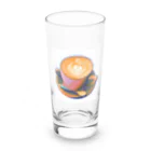 Kyoshimasaのカフェ好き Long Sized Water Glass :front