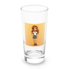 ryuya__52のフレンドリーガール Long Sized Water Glass :front