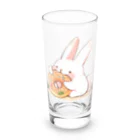 🌸hanausa🐰のうさぎとドーナツ２ Long Sized Water Glass :front