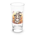 猫キングのかわいい魔女と猫のグッズ Long Sized Water Glass :front