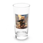 milkeの寝てるだけじゃないにゃん Long Sized Water Glass :front