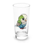 朱音琴音のドット絵のインコ２ Long Sized Water Glass :front