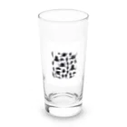 忍者のシンプルな忍者のイラストが入ったグッズ Long Sized Water Glass :front