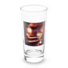 Ruru100の暖かみのあるサウナ Long Sized Water Glass :front