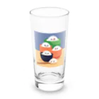 K-K123456のかわいいおにぎりのイラストのグッズ Long Sized Water Glass :front