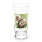 L-USのドット絵のりすくん Long Sized Water Glass :front