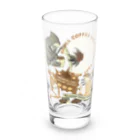 ecoartiqueの非常に非常にグラフィックtシャツのような頭蓋骨のコーヒー Long Sized Water Glass :front