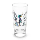 ttm100のカラフルな鳥 Long Sized Water Glass :front