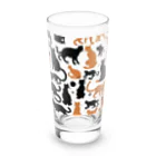 horoscope のねこねこねこ Long Sized Water Glass :front