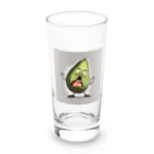 takanori5のアングリーダンシングアボカド Long Sized Water Glass :front