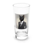 妄想animalのエージェント・キャット🐈‍⬛ Long Sized Water Glass :front