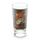 Shiyunのドット猫 グッズ Long Sized Water Glass :front