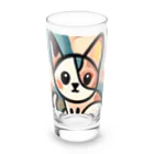 T2 Mysterious Painter's ShopのMysterious Cat Long Sized Water Glass :front