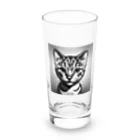 9neko6のサーバル Long Sized Water Glass :front