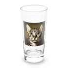 9neko6のサバンナキャット Long Sized Water Glass :front