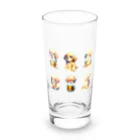 ✴︎Tiara shop✴︎のビール好きの犬 Long Sized Water Glass :front