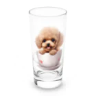 Tiny Cute Crittersのちっちゃいプードル Long Sized Water Glass :front