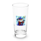 まさのお店の魔法使いの猫 Long Sized Water Glass :front