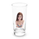 bitpiyoの綺麗なお姉さん Long Sized Water Glass :front