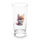 romi-yuのキツネくん Long Sized Water Glass :front