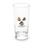 aokitaの【BLUE NORTH】ボルダーアイ2 Long Sized Water Glass :front