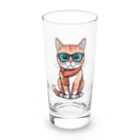 Líng〜凌〜のメガネ猫∥ Long Sized Water Glass :front