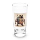 PUGおやじのロボパグ出動 Long Sized Water Glass :front