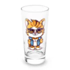 Vasetti_pressのベストを着たトラ Long Sized Water Glass :front