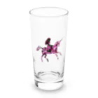 mumusのユニコーン　rose Long Sized Water Glass :front