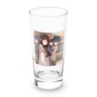 ワンダーワールド・ワンストップの可愛らしいロングヘアの女性のグッズ Long Sized Water Glass :front