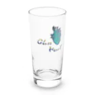 Mountain-and-Valleyのglass heart Long Sized Water Glass :front