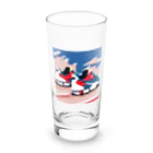 KAKI_のドット絵おしゃれなくつ Long Sized Water Glass :front