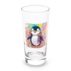 aki7sの笑顔のペンギン Long Sized Water Glass :front