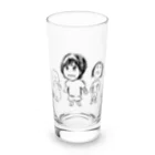 nyahoのばあちゃんと孫 Long Sized Water Glass :front