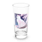 ことこと♂@トレーダーの白猫　夜 Long Sized Water Glass :front